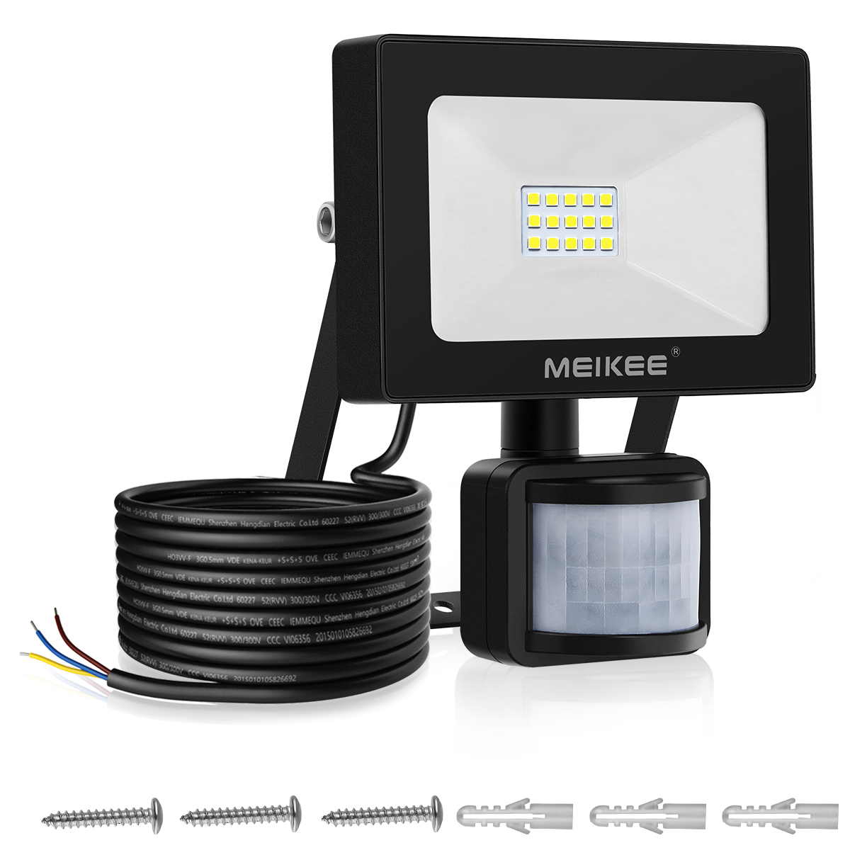 MEIKEE Security Lights with Motion Sensor 12W